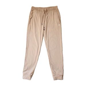 NWT Gradual Jogger Pants Tan Athletic Zip Pocket Stretch Drawstring Men’s Size L